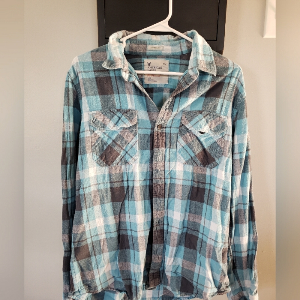 Mens American Eagle Button Down